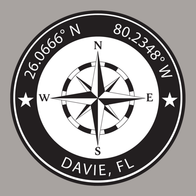 Davie Florida Geographical Coordinates Racerback Tank by TERRANCECOTT | Artistshot