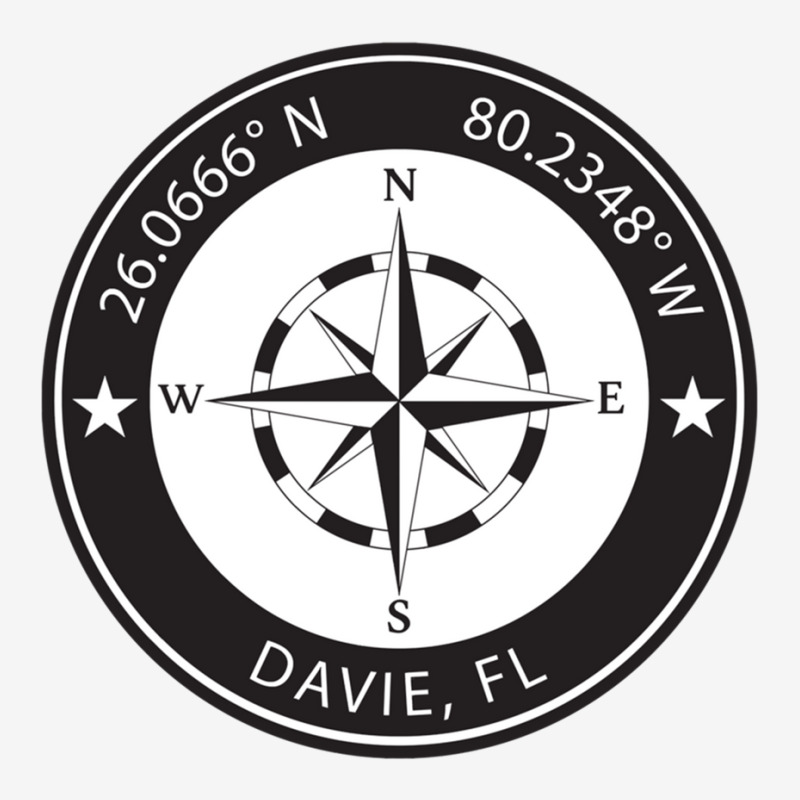 Davie Florida Geographical Coordinates Ladies Polo Shirt by TERRANCECOTT | Artistshot