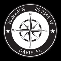 Davie Florida Geographical Coordinates Legging | Artistshot