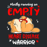 Mostly Running On Empty Heart Disease Warrior T Shirt Crewneck Sweatshirt | Artistshot