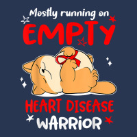 Mostly Running On Empty Heart Disease Warrior T Shirt Men Denim Jacket | Artistshot