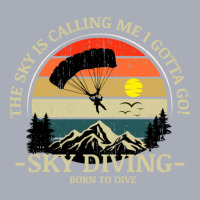 Skydiving Adventures Sky Is Calling Parachutes On Vintage Sunset Retro Tank Dress | Artistshot