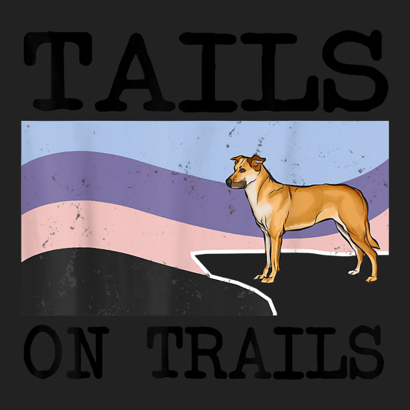 Chinook Tails On Trails Funny Dog Hiking T Shirt Backpack | Artistshot