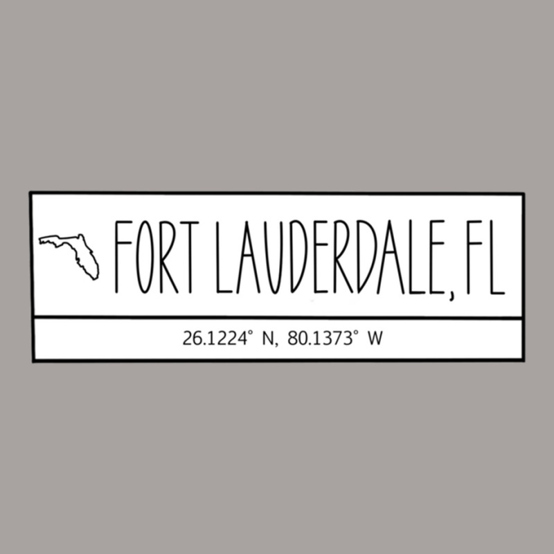 Fort Lauderdale Florida Coordinates Racerback Tank by TERRANCECOTT | Artistshot