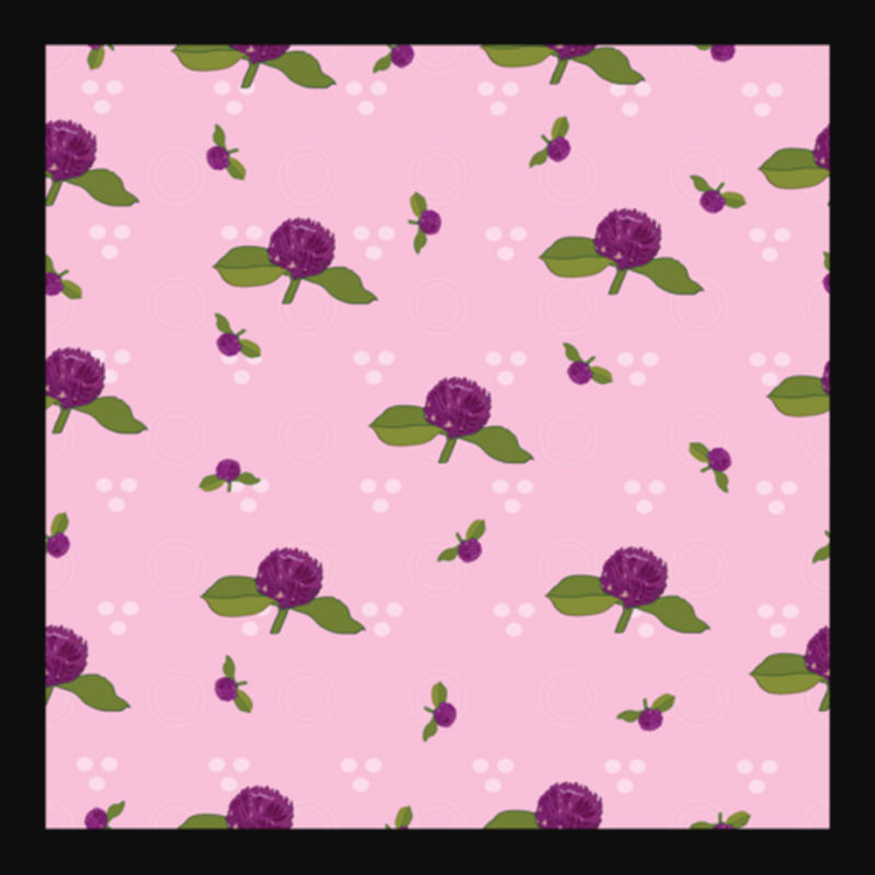 Globe Amaranth- Vadamalli -seamless Pattern For Onam Trends Crop Top by cm-arts | Artistshot