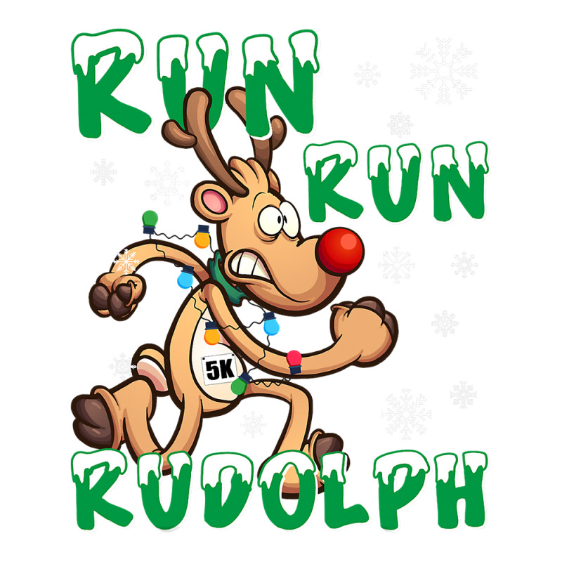 Christmas 5k Run Run Rudolph Holiday Team Running Outfit V-neck Tee | Artistshot