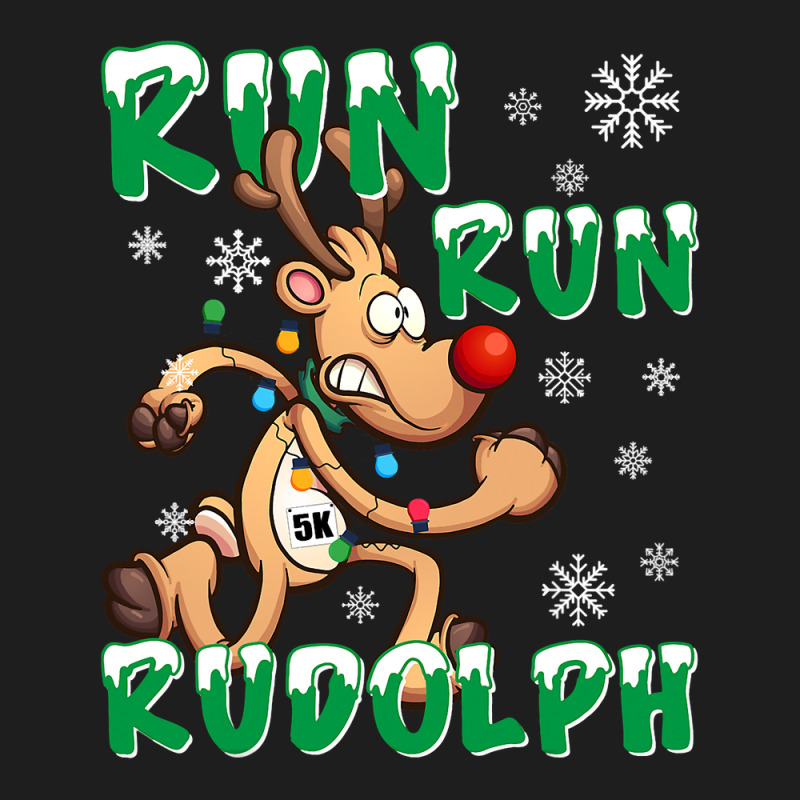 Christmas 5k Run Run Rudolph Holiday Team Running Outfit Classic T-shirt | Artistshot