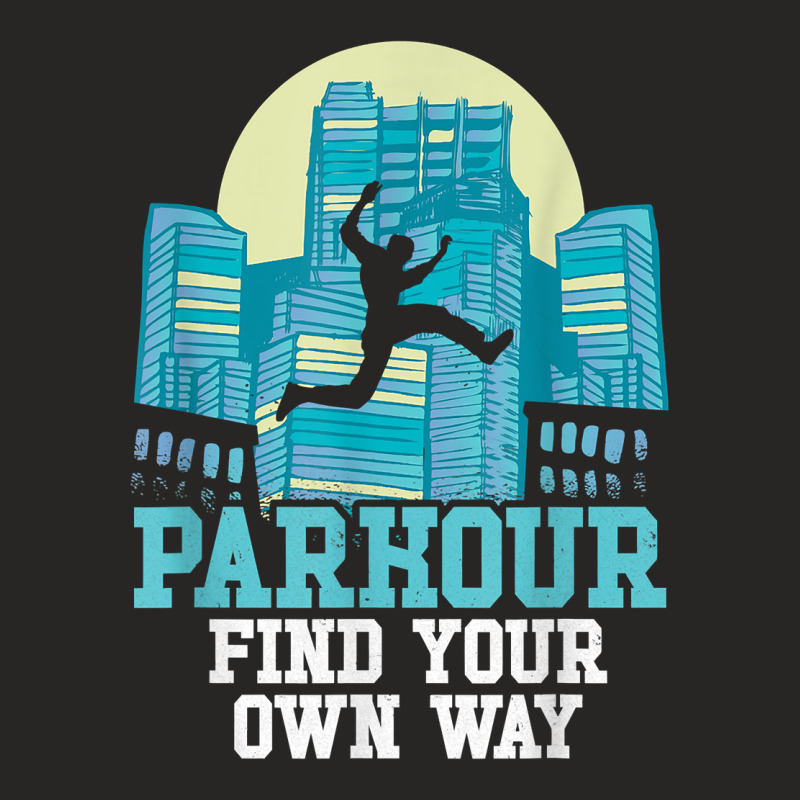 Parkour Free Running Training Traceur Freerunner Jumping T Shirt Ladies Fitted T-Shirt by cm-arts | Artistshot