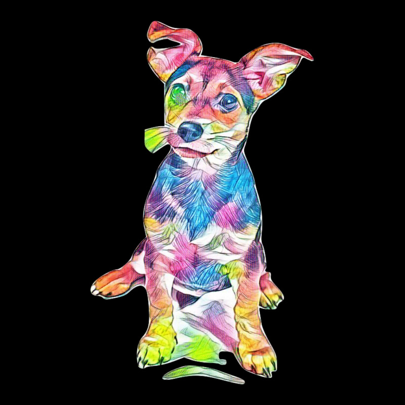 Dog With Perky Ears V-Neck Tee by Kemnabi | Artistshot