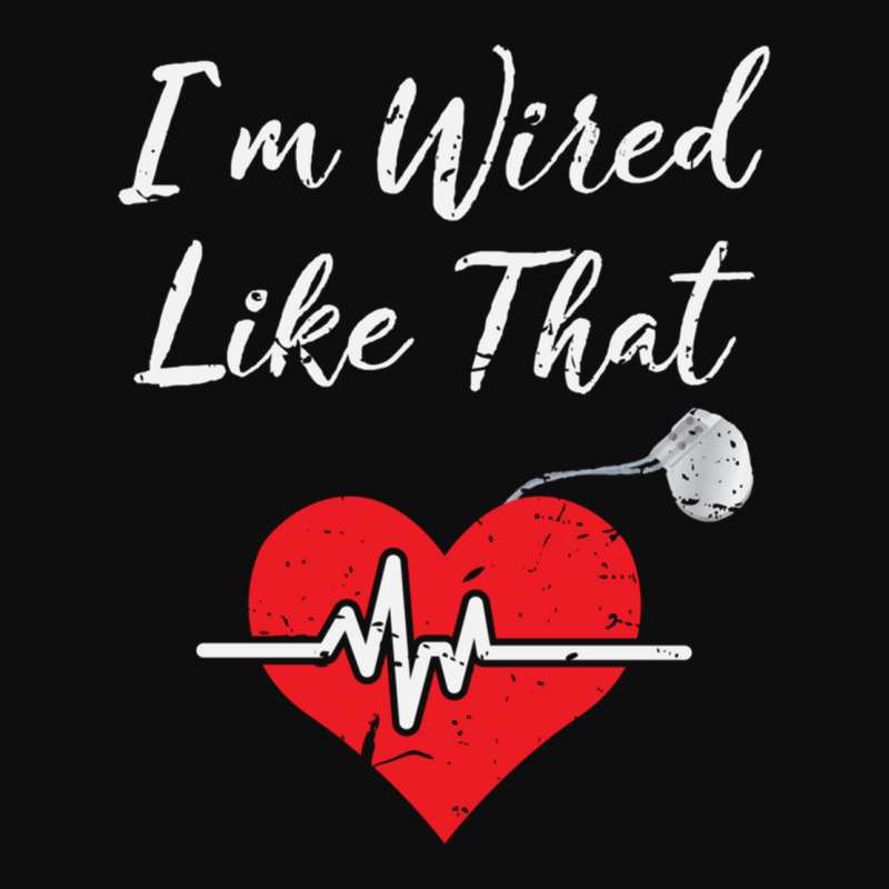 I'm Wired Like That Icd Surgery Cardiac Pacemaker Gift Long Sleeve T S Crop Top | Artistshot