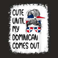 Funny Cute Until My Dominican Comes Out T Shirt Ladies Fitted T-shirt | Artistshot