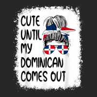 Funny Cute Until My Dominican Comes Out T Shirt Women's Pajamas Set | Artistshot