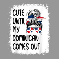 Funny Cute Until My Dominican Comes Out T Shirt Women's V-neck T-shirt | Artistshot