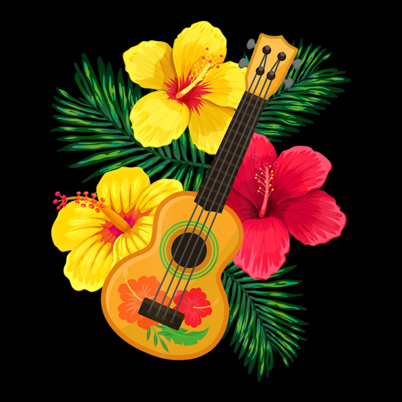 Hawaiian Ukulele Lute Guitar Hibiscus Adjustable Cap | Artistshot