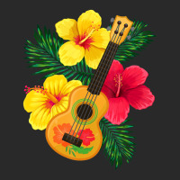 Hawaiian Ukulele Lute Guitar Hibiscus Printed Hat | Artistshot