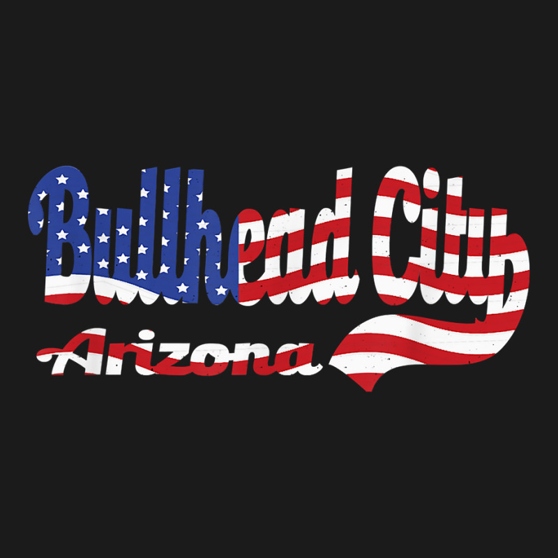 Bullhead City Arizona American Flag T Shirt Full-length Apron | Artistshot