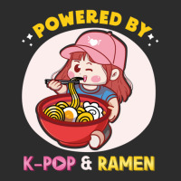 Powered By K Pop And Ramen Japanese Noodles Korean Kpop Novely Exclusive T-shirt | Artistshot