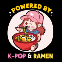 Powered By K Pop And Ramen Japanese Noodles Korean Kpop Novely Lightweight Hoodie | Artistshot