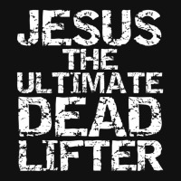 Funny Christian Workout Gift Jesus The Ultimate Dead Lifter-qoesh Baby Beanies | Artistshot