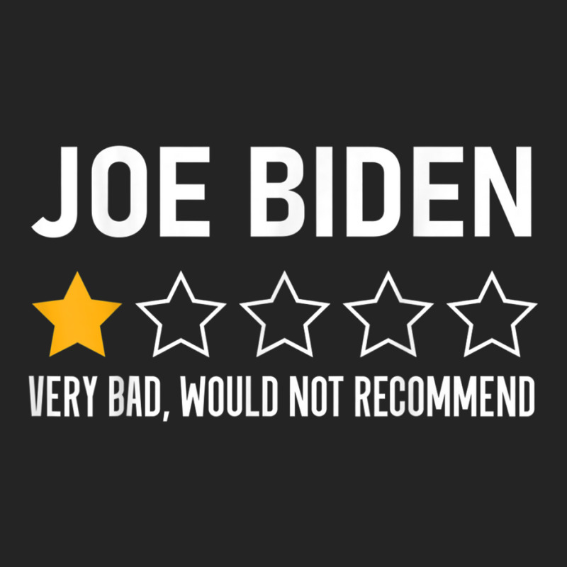 Funny Joe Biden 1 Star Review Very Bad Would Not Recommend T Shirt 3/4 Sleeve Shirt | Artistshot