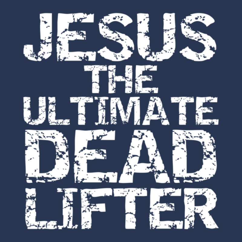 Funny Christian Workout Gift Jesus The Ultimate Dead Lifter Men Denim Jacket by thangdinhsinhelf | Artistshot