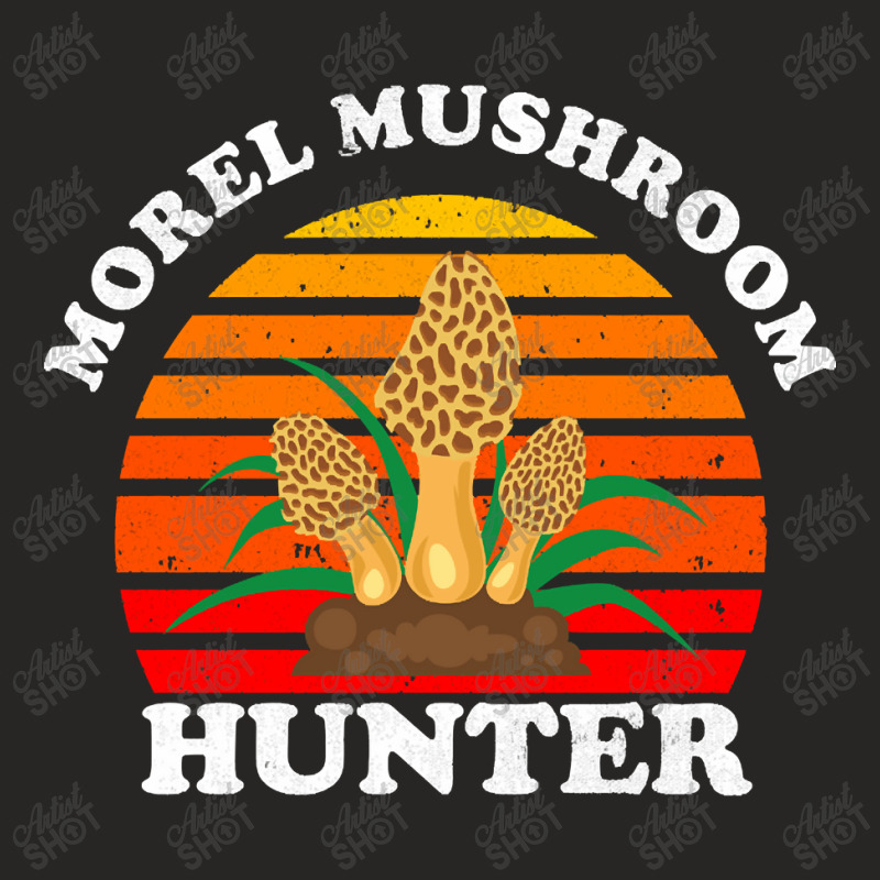 Morel Mushroom Hunting King, Morel Mushroom Hunting King Art, Morel Mu Ladies Fitted T-Shirt by SHOODOD | Artistshot