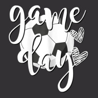 Game Day Soccer Ball With Hearts Soccer Mom Soccer Player Vintage Hoodie And Short Set | Artistshot