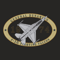 F-16 Fighting Falcon Jet Fighter Military Airplane Ladies Fitted T-shirt | Artistshot