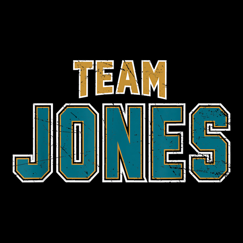 Distressed Team Jones Surname Proud Family Last Name T Shirt V-Neck Tee by cm-arts | Artistshot