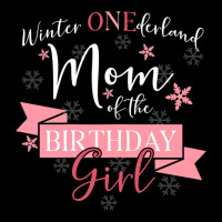 Womens Winter Onederland Mom Of The Birthday Girl Zipper Hoodie | Artistshot