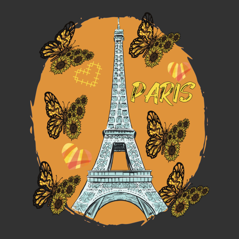 Love Paris Hearts Eiffel Tower Butterfly France Love French Long Sleev Baby Bodysuit by cm-arts | Artistshot