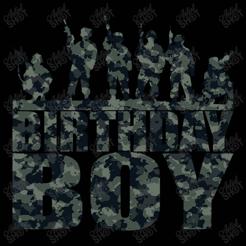 Birthday Boy Army Party Military Party Supplies Camo Green Zipper Hoodie | Artistshot