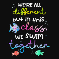 We're All Different But In This Class We Swim Together Crop Top | Artistshot