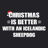 Christmas Is Better With A Icelandic Sheepdog Dog Youth Tee | Artistshot