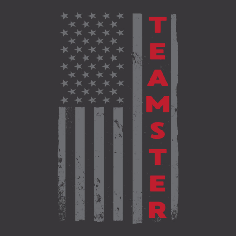 Teamster American Flag Patriotic Truck Driver Us Trucking Pullover Hoo Ladies Curvy T-Shirt by cm-arts | Artistshot