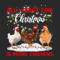 All I Want For Christmas Is More Chickens Santa Hat Lights Printed Hat | Artistshot