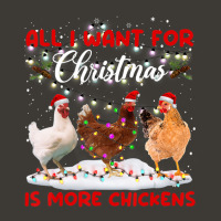 All I Want For Christmas Is More Chickens Santa Hat Lights Bucket Hat | Artistshot