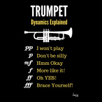 Trumpet Dynamics Explained   Trumpet Humour V-neck Tee | Artistshot