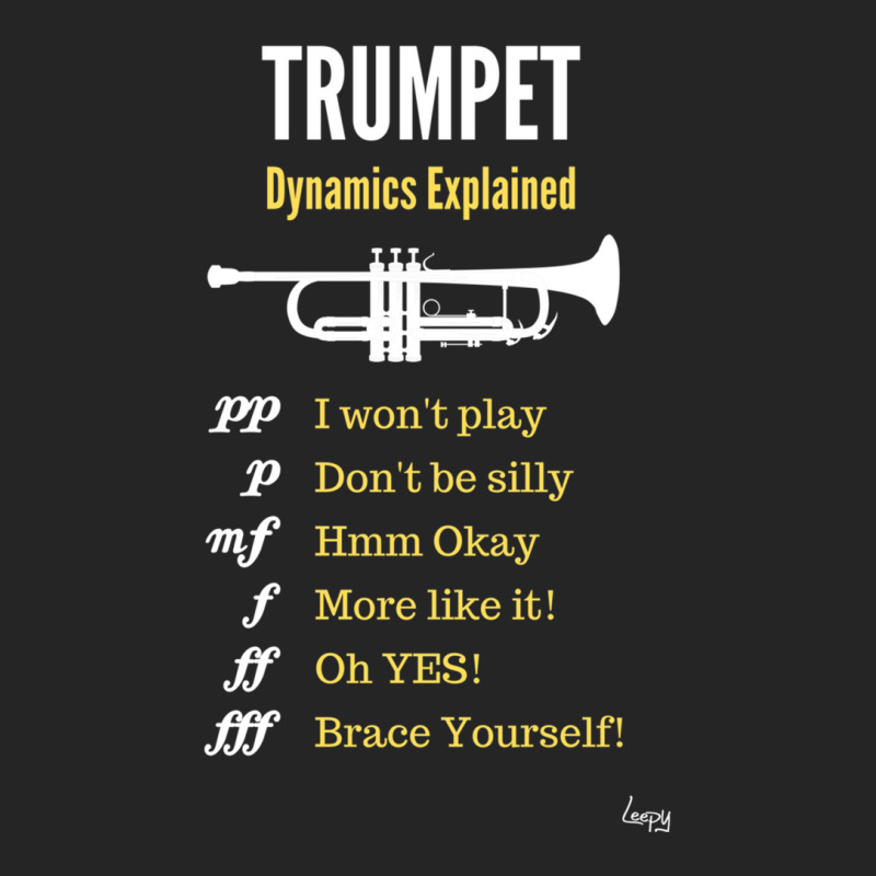 Trumpet Dynamics Explained   Trumpet Humour Unisex Hoodie | Artistshot