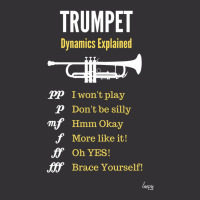 Trumpet Dynamics Explained   Trumpet Humour Vintage Short | Artistshot