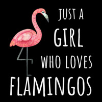 Funny Just A Girl Who Loves Flamingos Adjustable Cap | Artistshot