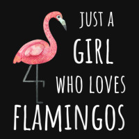 Funny Just A Girl Who Loves Flamingos Baby Beanies | Artistshot