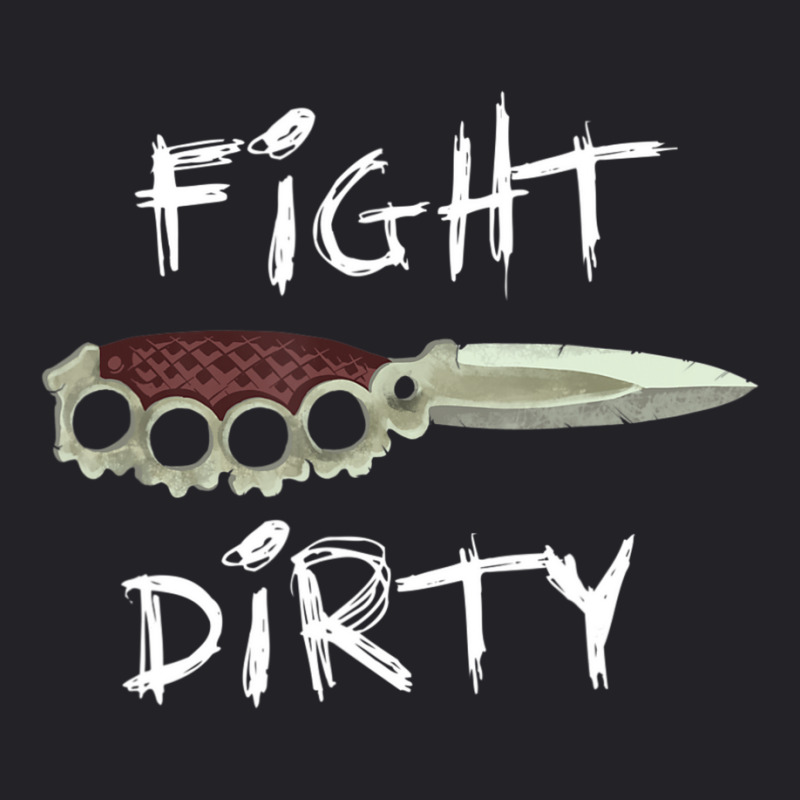 Fight Dirty Finger Or Knuckle Knife Pastel Goth Youth Tee by Aiello Mcdade | Artistshot