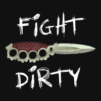 Fight Dirty Finger Or Knuckle Knife Pastel Goth Baby Bibs | Artistshot