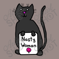 Cute Cat With Nasty Woman Sign  Kamala Vintage T-shirt | Artistshot