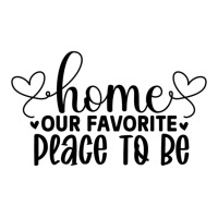 Home Is Our Favorite Place To Be Sign  ,cute Welcome Mat  Front Porch  Women's V-neck T-shirt | Artistshot