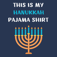 Funny Hanukkah Pajama Jewish Holiday Gift Chanukah Pajama Men Denim Jacket | Artistshot