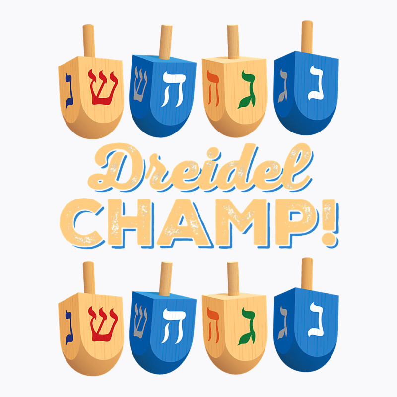 Funny Jewish Tshirt Dreidel Champ Cute Hanukkah Gift T-shirt | Artistshot