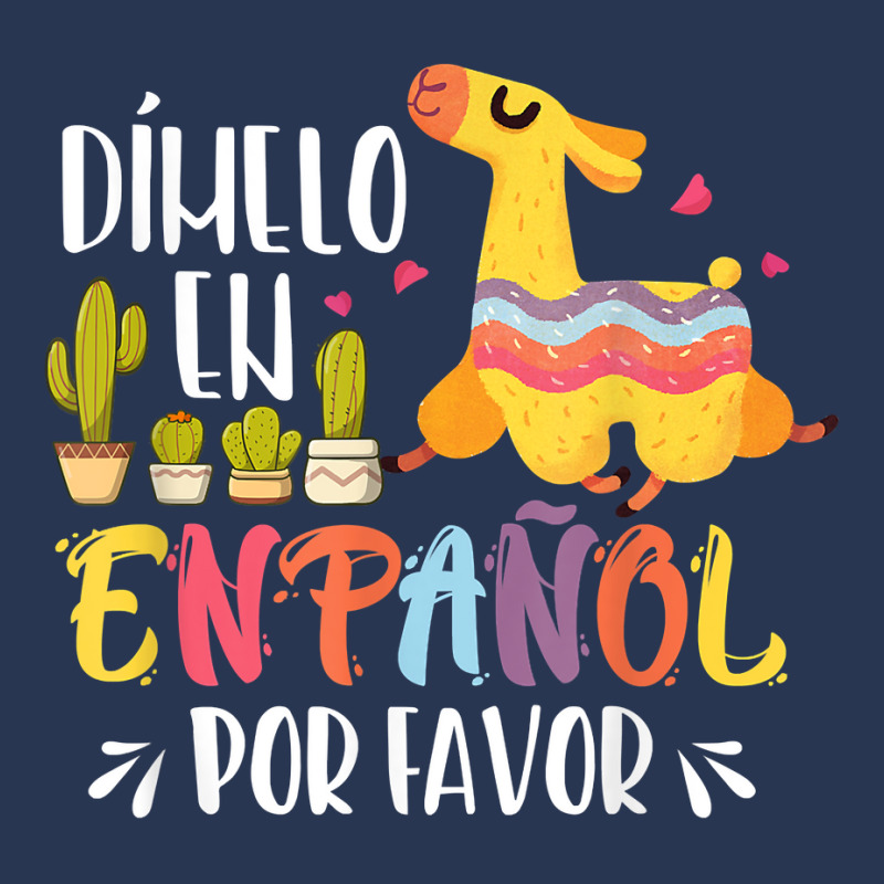 En Espanol Por Favor Bilingual Spanish Teacher T Shirt Ladies Denim Jacket by cm-arts | Artistshot