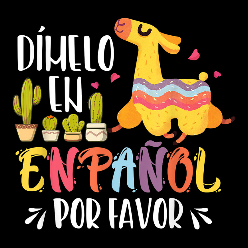 En Espanol Por Favor Bilingual Spanish Teacher T Shirt Maternity Scoop Neck T-shirt by cm-arts | Artistshot